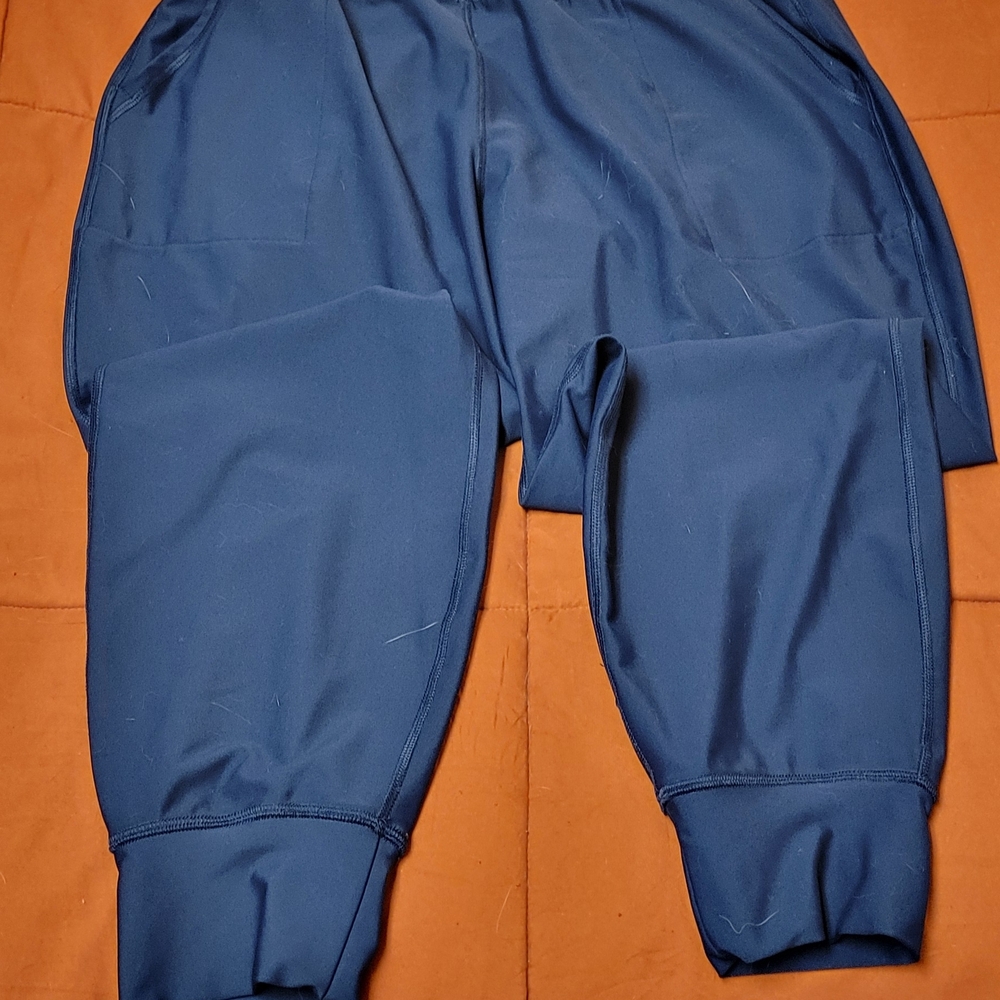 Old Navy Womans Deep Blue Joggers - Picture 3 of 3